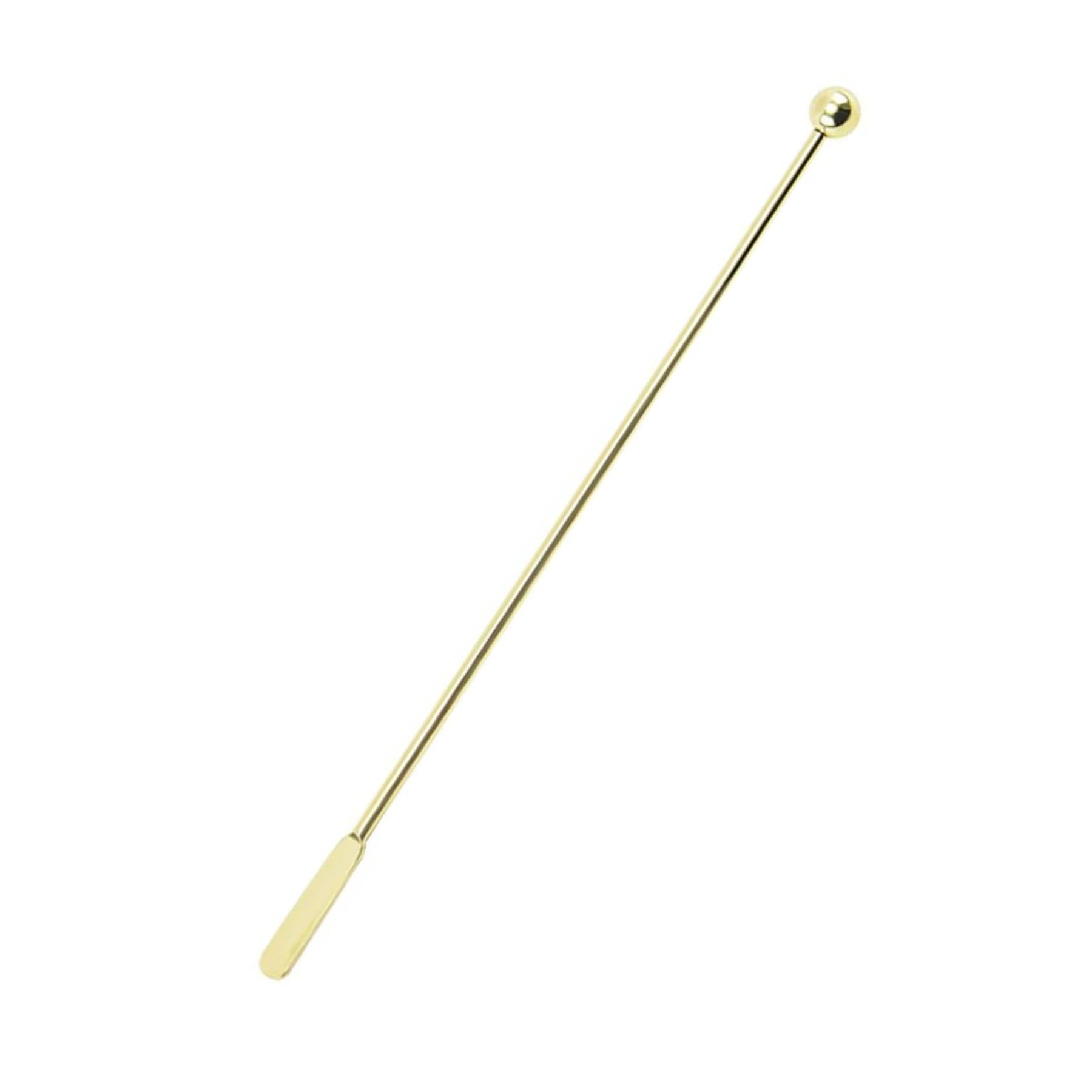 Gold Coloured Cocktail Swizzle Stick, stainless teel. Greenify Co.