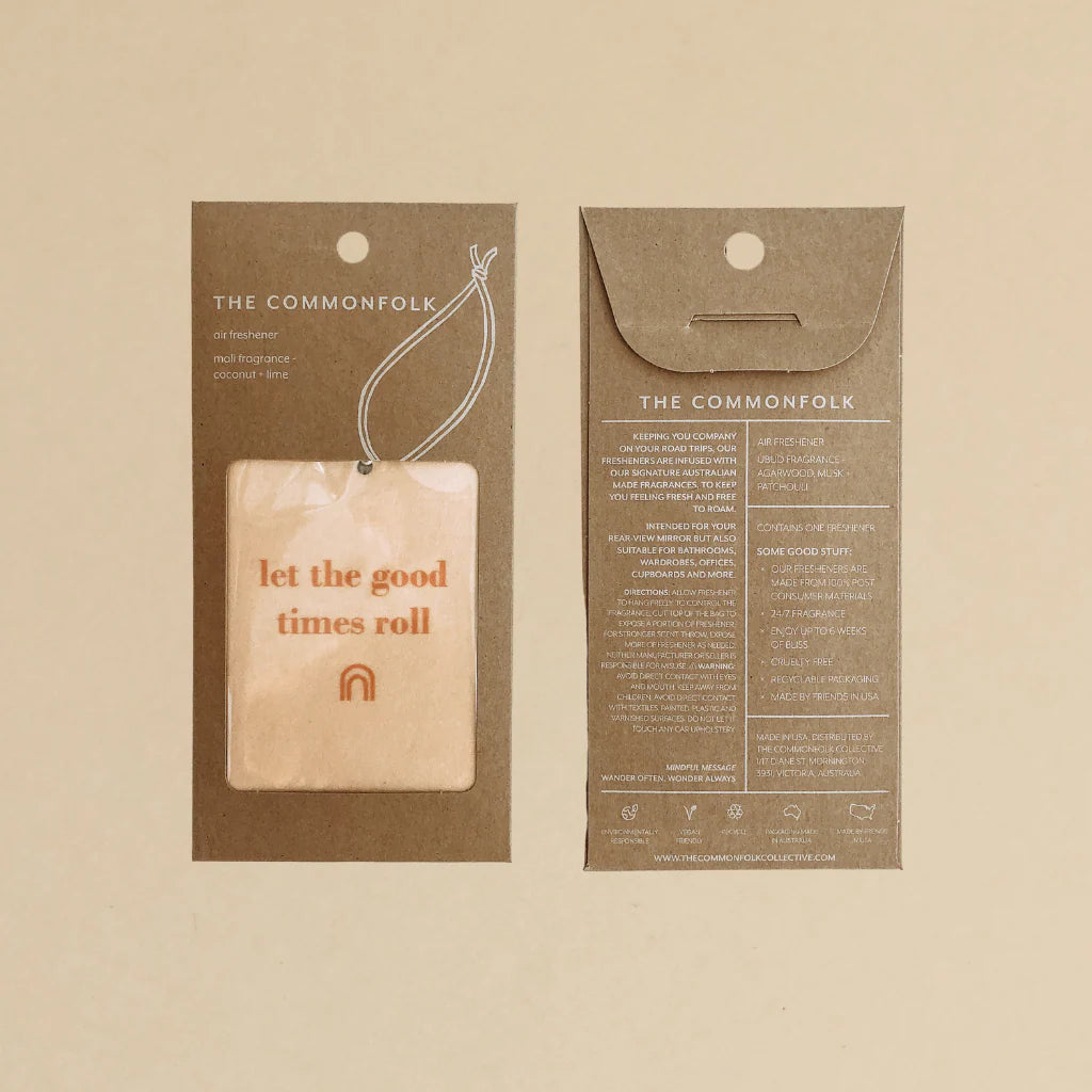 'Let The Good Times Roll' Air Freshener