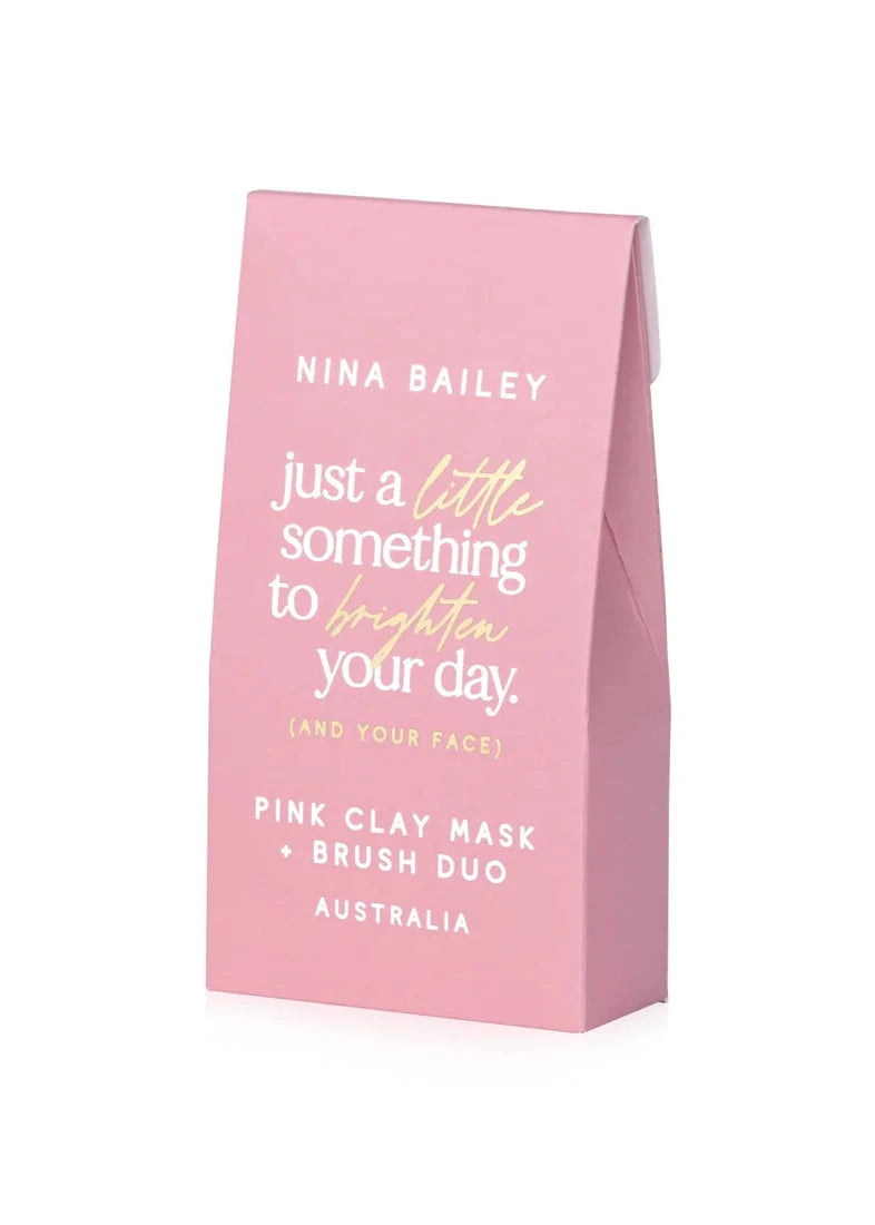 Pink Clay Face Mask by Nina Bailey Greenify Co.