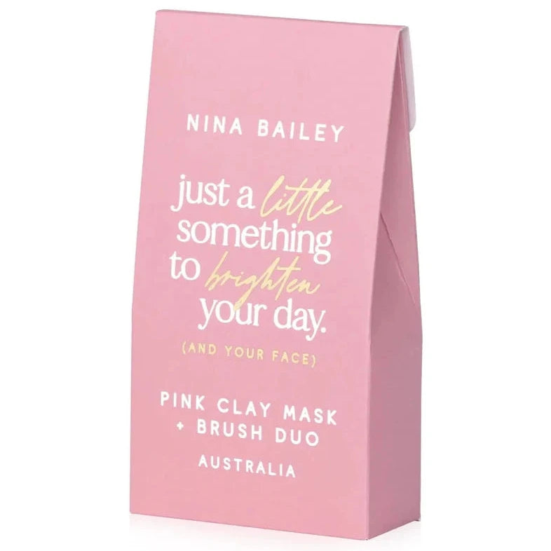 Pink Clay Face Mask by Nina Bailey Greenify Co.