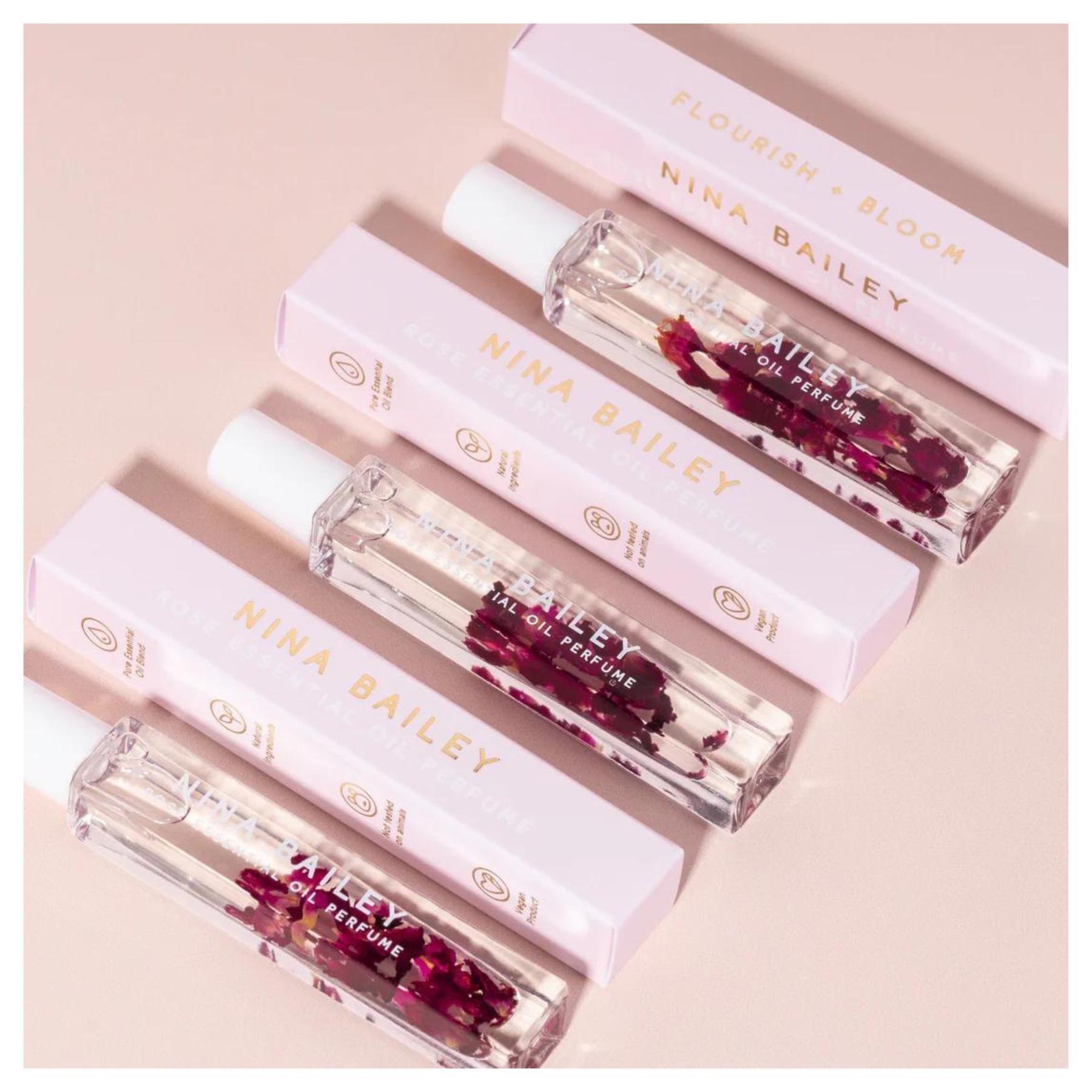 Rose Essential Oil Perfume by Nina Bailey