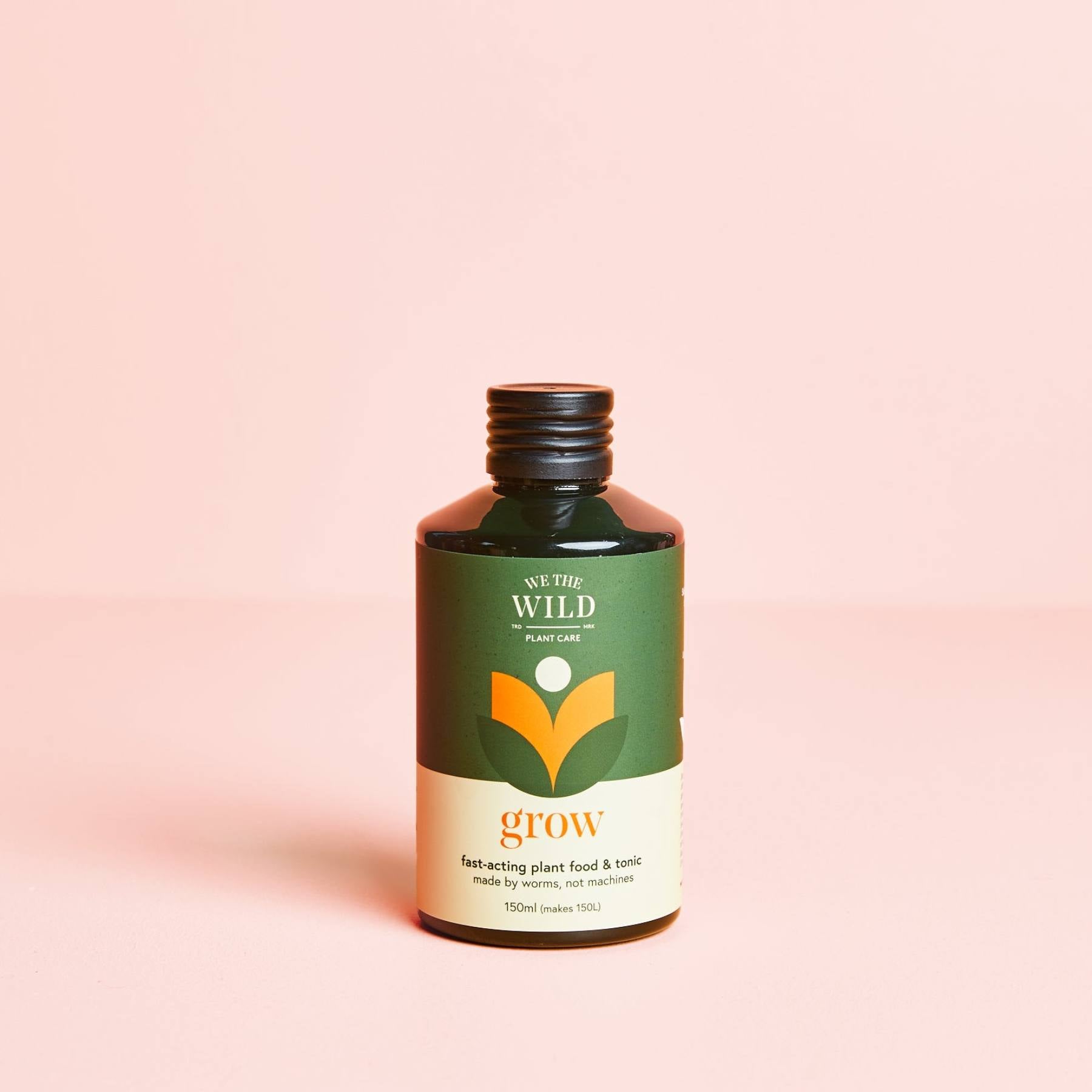 Grow Plant Food & Tonic in Small Green and Cream Bottle