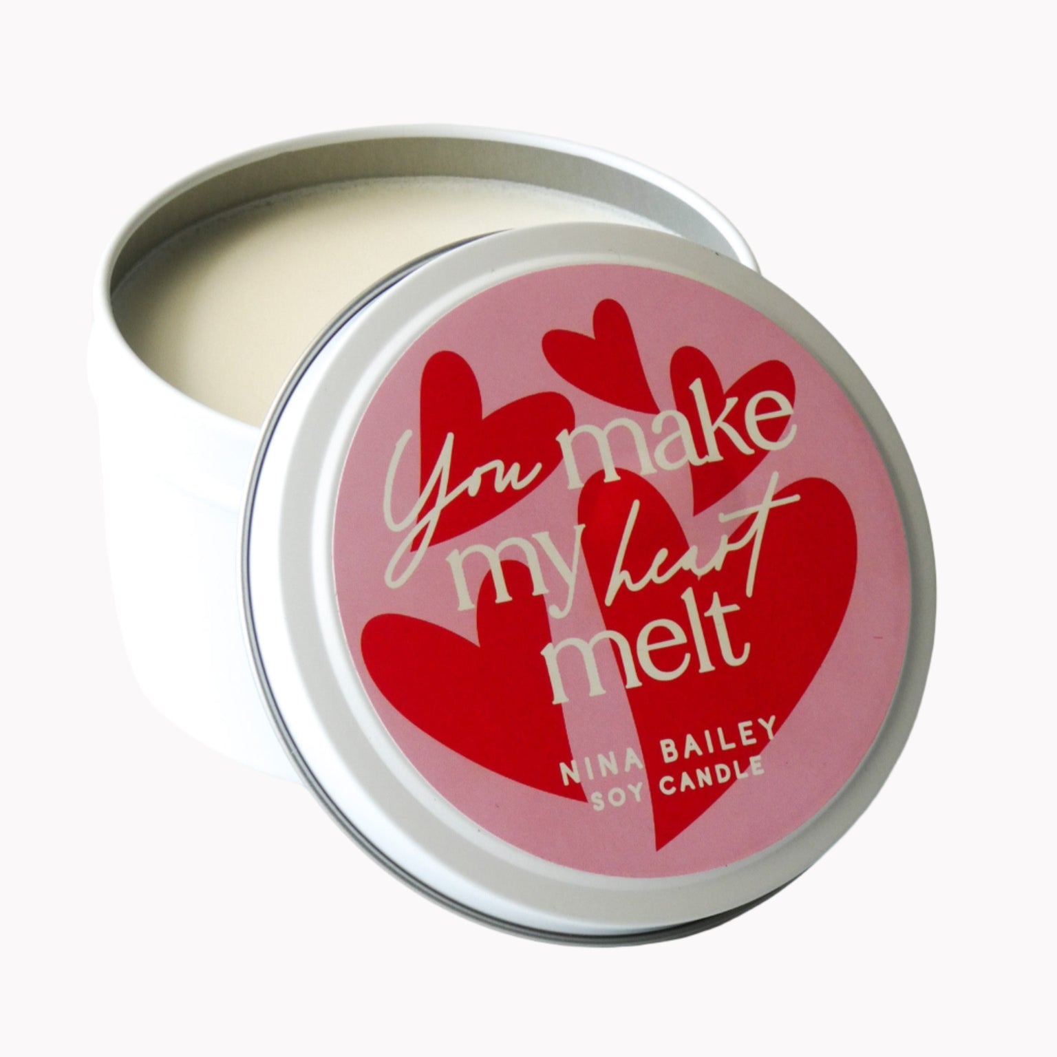You Make My Heart Melt - Soy Candle By Nina Bailey