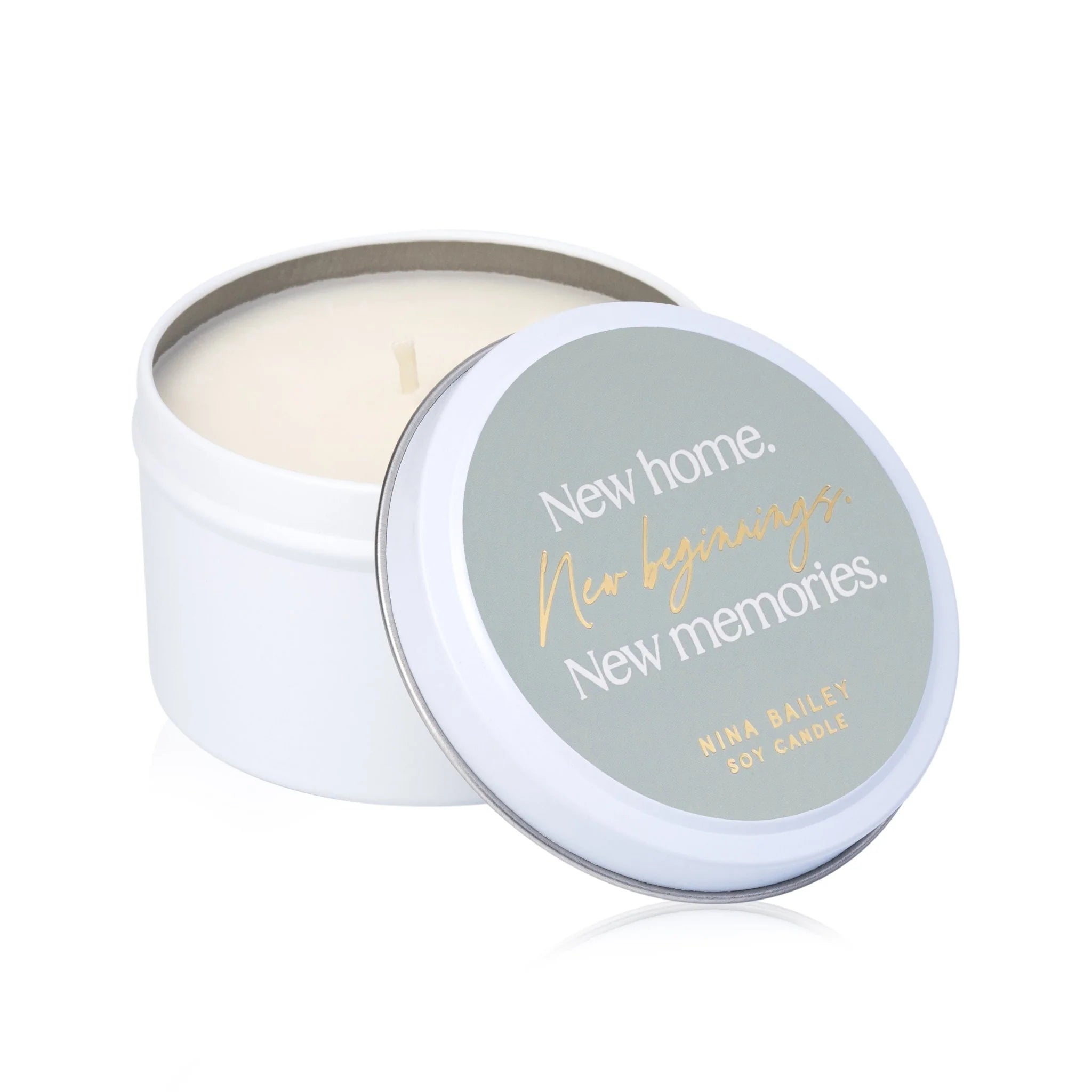 New Home, New Beginnings Soy Candle by Nina Bailey
