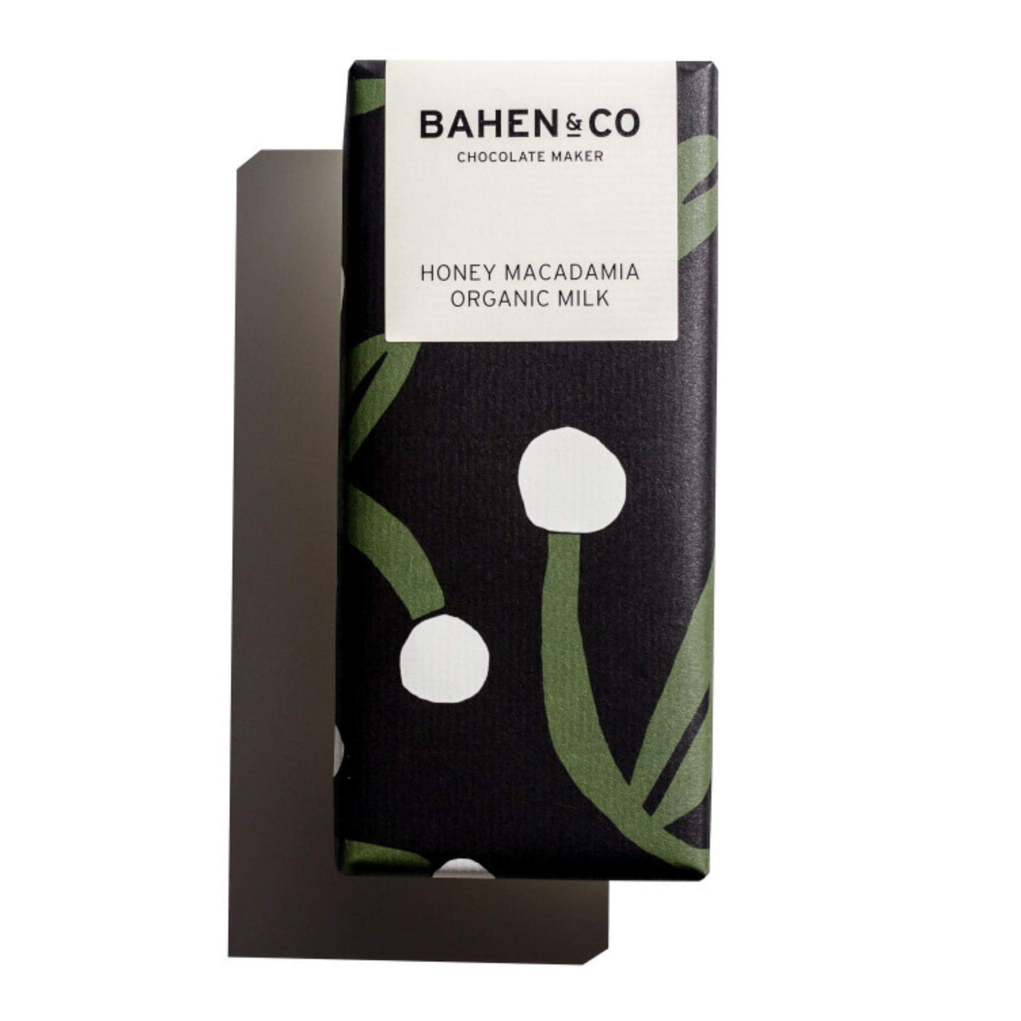 Bahen an Co Honey Macadamia Chocolate Bar Greenify Co Perth