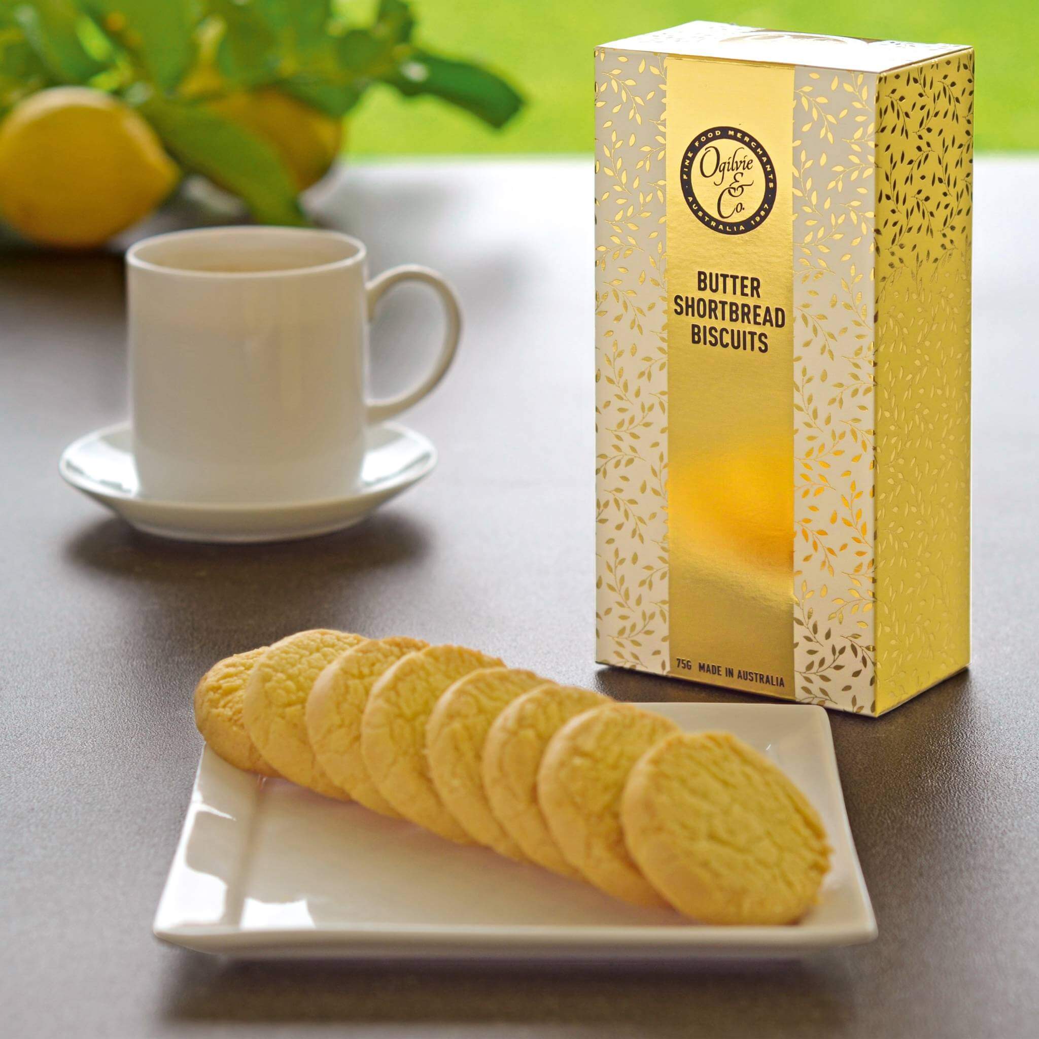 Butter Shortbread in Gold Box Greenify Co.