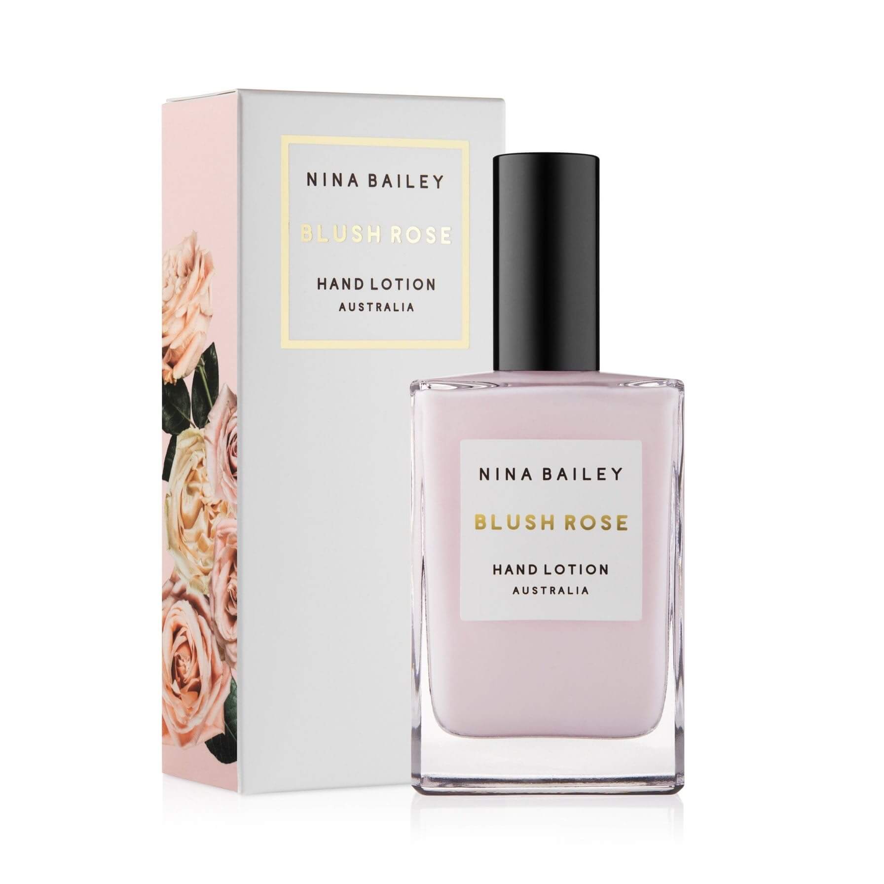 Nina Bailey Blush Rose Hand Lotion in Glass Jar, Greenify Co Perth