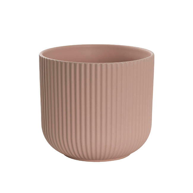 Clay Ribbed Pot - Large