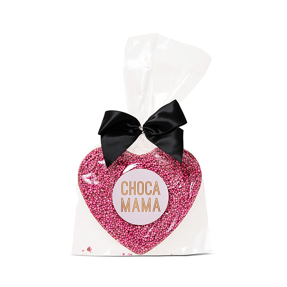 Milk Chocolate Pink Freckle Heart