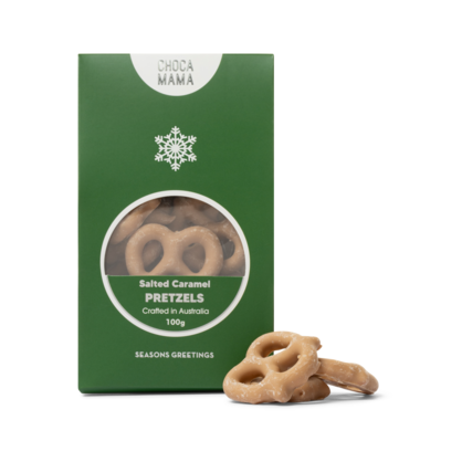 Salted Caramel Chocolate Pretzels