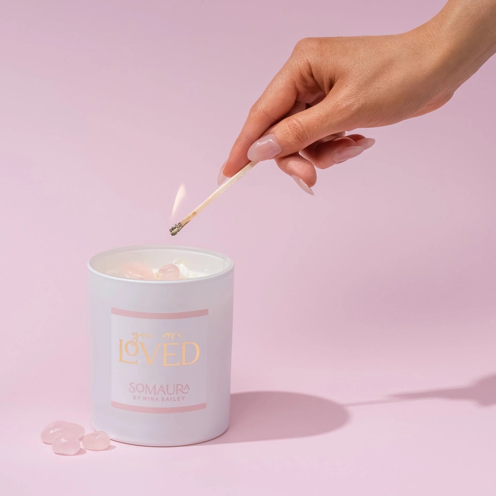 You are Loved Soy Candle by Nina Bailey
