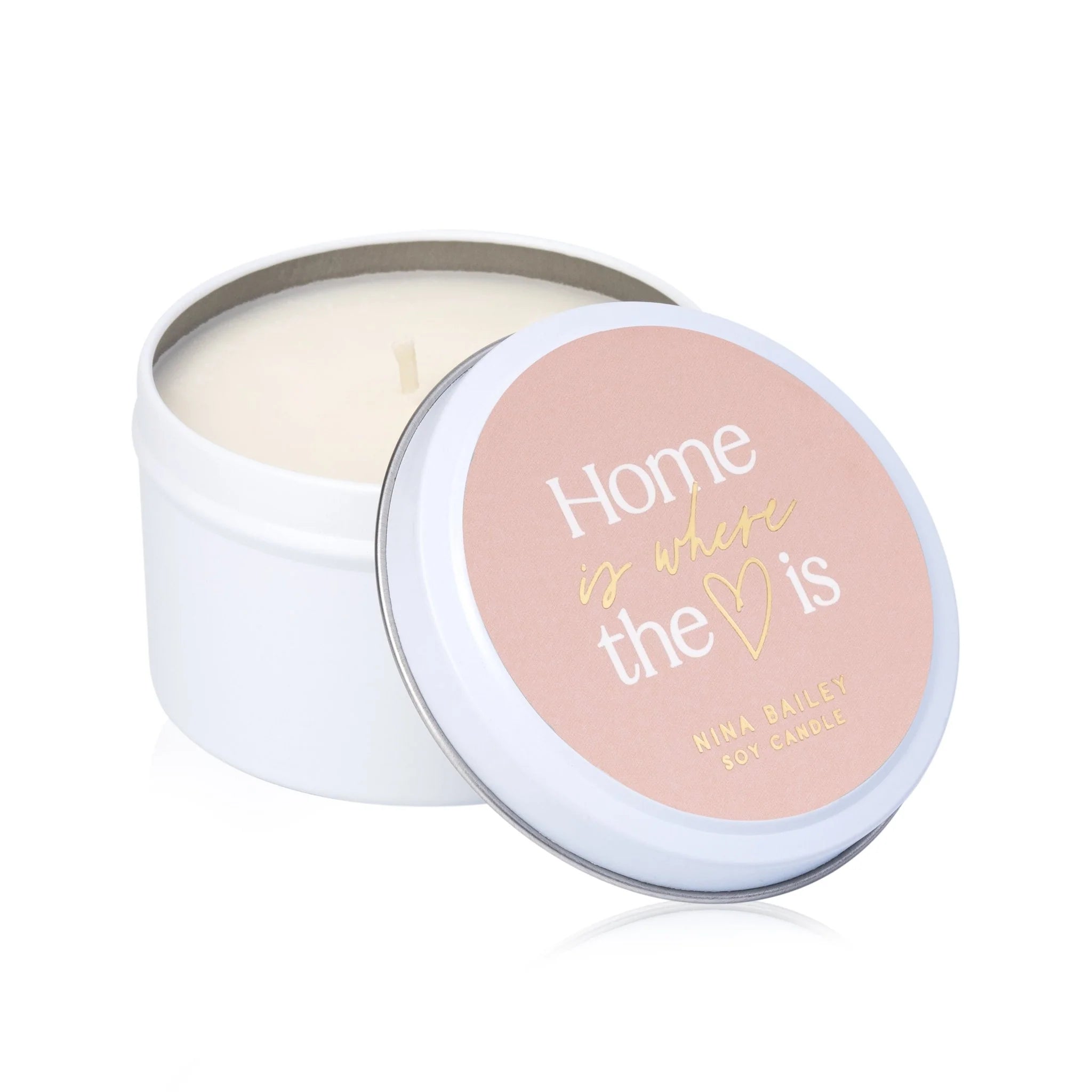 Home Is Where The Heart Is Soy Candle by Nina Bailey