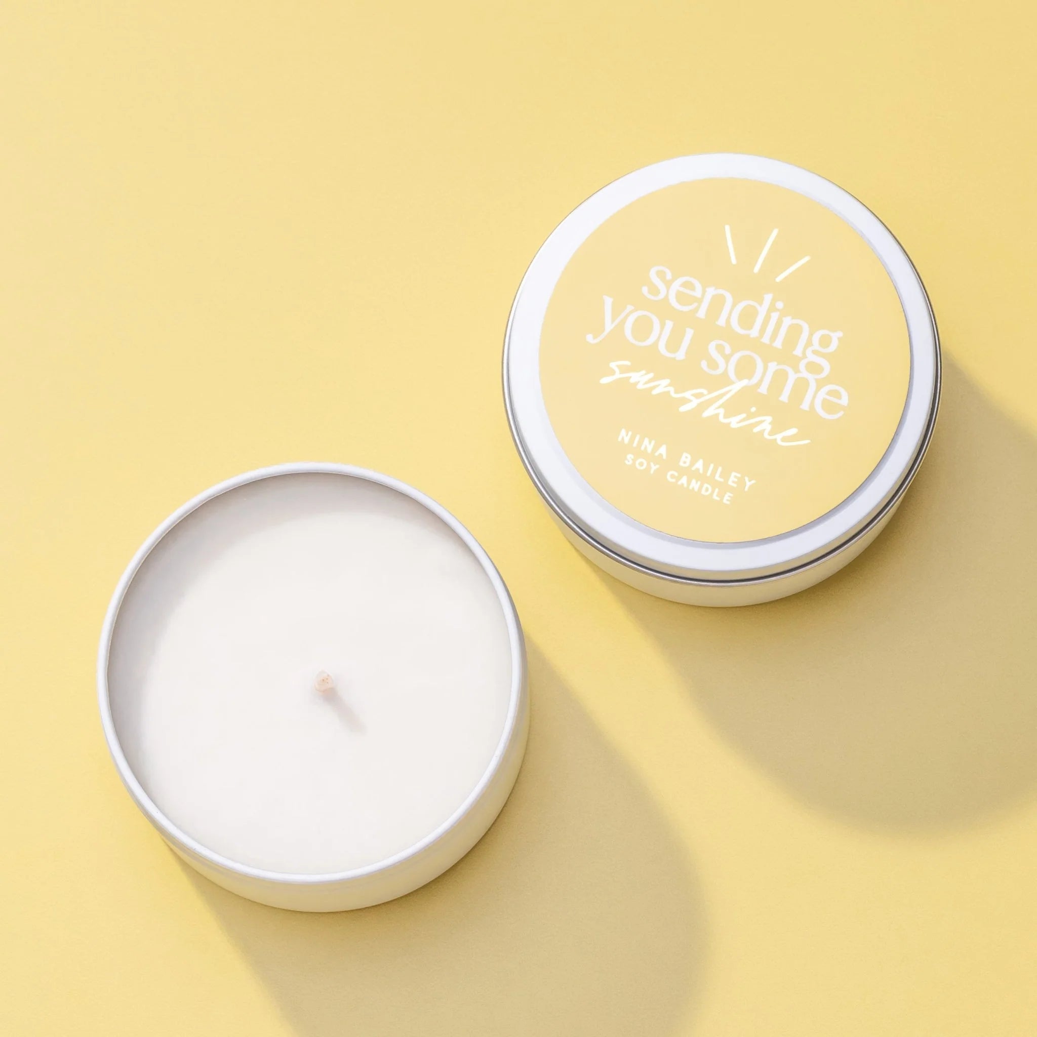'Sending You Some Sunshine' Soy Candle by Nina Bailey