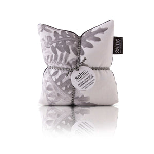 Salus Brand Grey And White Heat Pillow, Lavender.