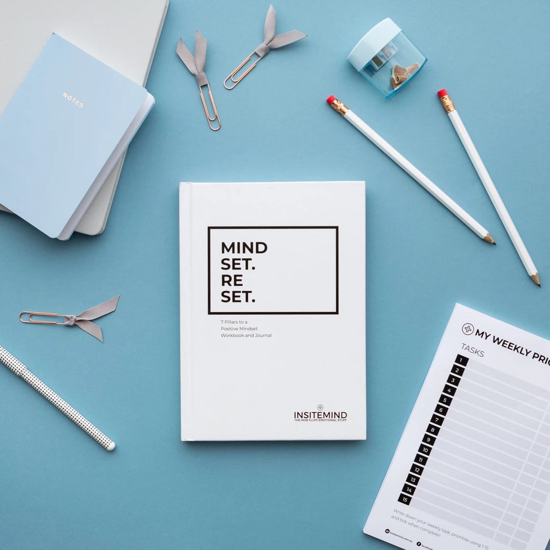Minset Reset White Hardback Jounal